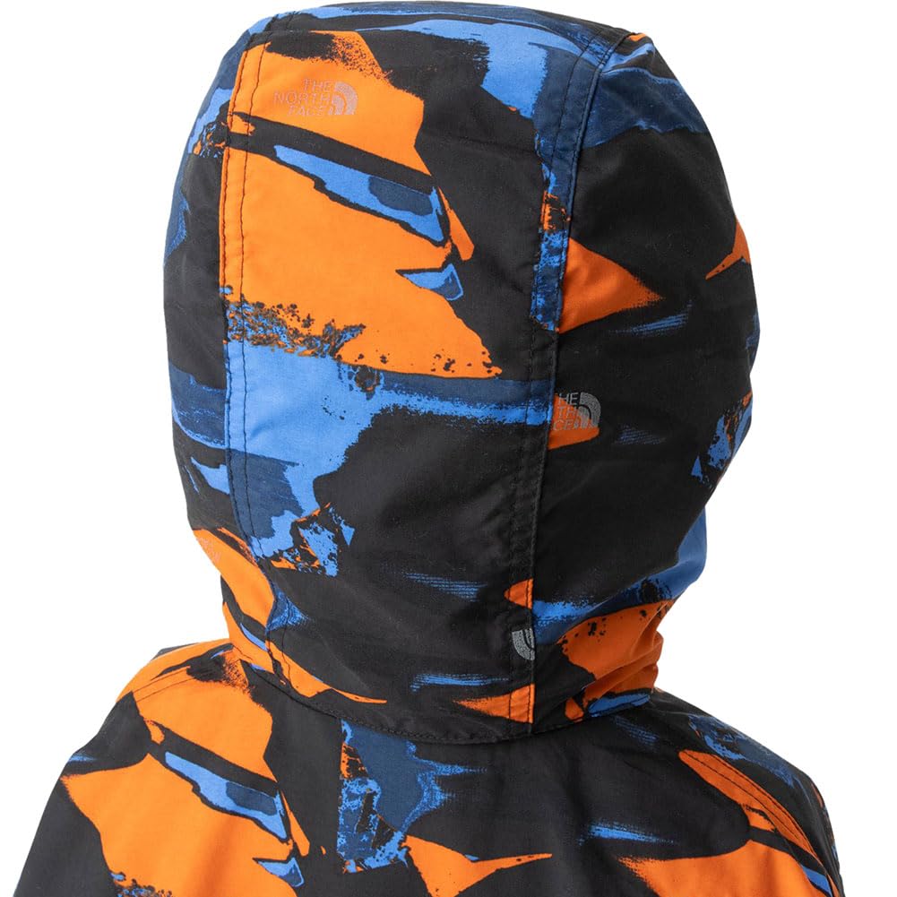The North Face Novelty Compact Nomad Abstract Geology Size 110 Kids' Jacket, Unisex, Water-Repellent, Anti-Static, Cold-Weather Protection, Print,