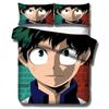 Nuovo Set Biancheria da Letto My Hero Academia Copripiumini Federe Cartone Animato Anime Piumone Set Biancheria da Letto Biancheria da Letto (NESSUN Foglio) Attrezzo