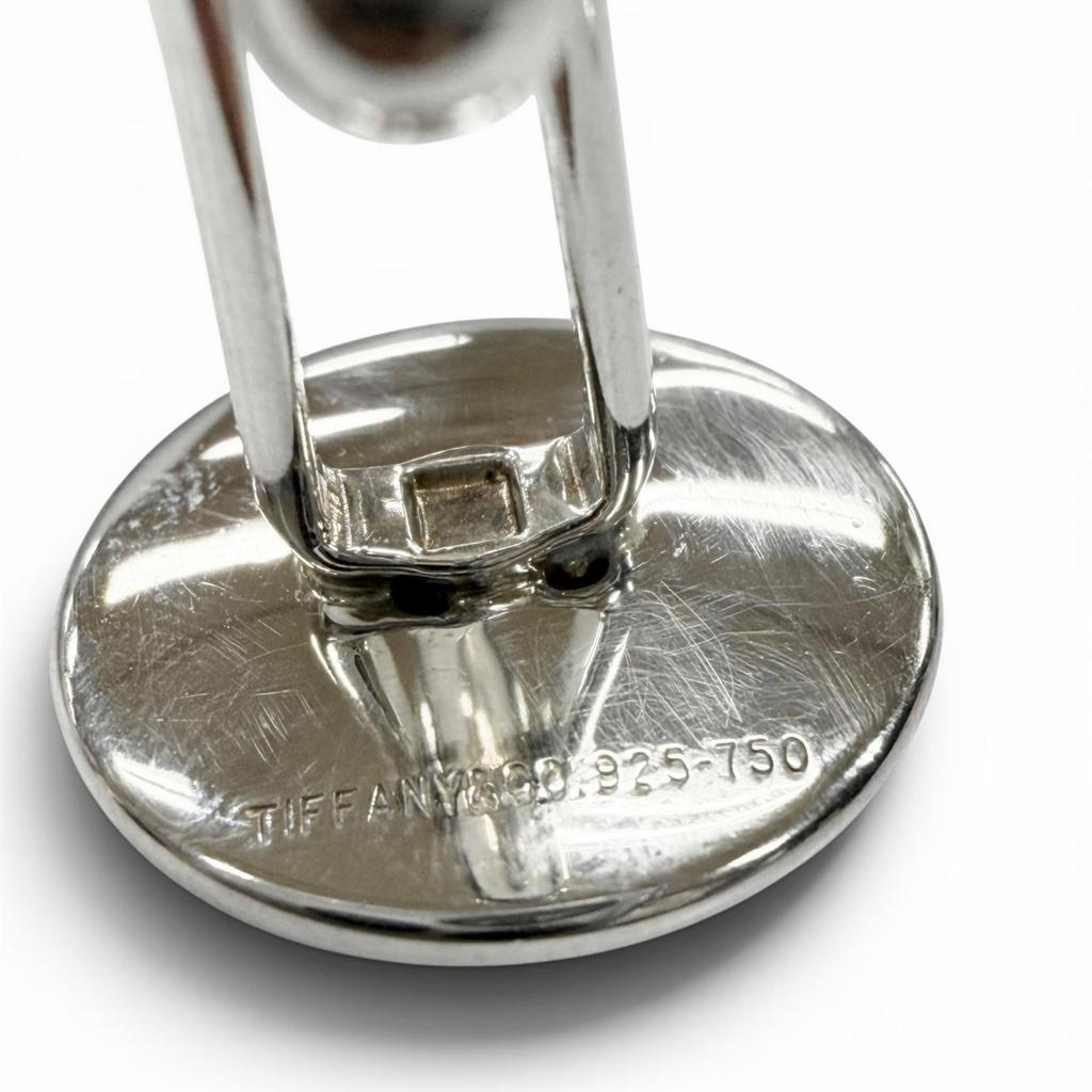 Great TIFFANY&Co. Cufflinks cufflinks combination Silver 925 mens Used