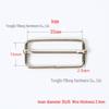 Stainless Steel Adjustable D-Ring Buckle - Copper Three-Speed Wire Pull Design