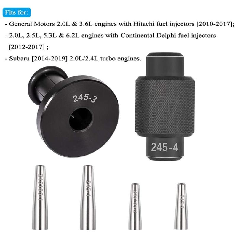 GM245 Sellos de Inyector de Combustible Herramientas Removedor de Conjunto de Riel de Inyector de Combustible Apto para #EN-49245 EN-51105 y #18683AA0