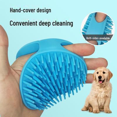 Pet Bath Brush for Cats & Dogs - Perfect for Bathing and Grooming