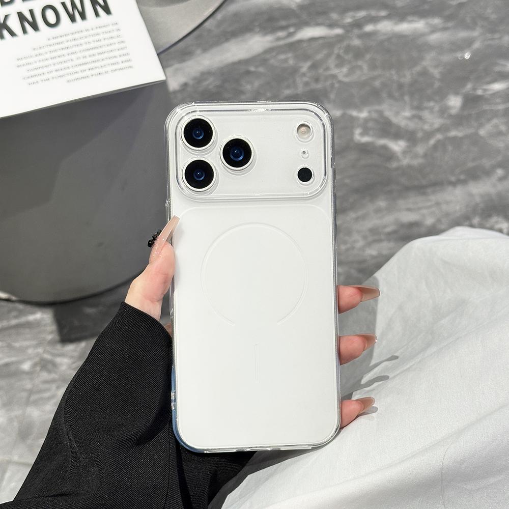 Ultra-Thin Matte Soft Phone Case for Iphone 17 Air 16 Pro Max 15 Plus 14 Pro 13 12 11 17Pro 16Pro Shockproof Large Window Back Phone Cover Accessories