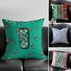 Vaporwave Arizona Iced Tea Aesthetic Cushion Cover Pillow Case Anti-Dustmite Invisible Zipper Silky Plush Cushion