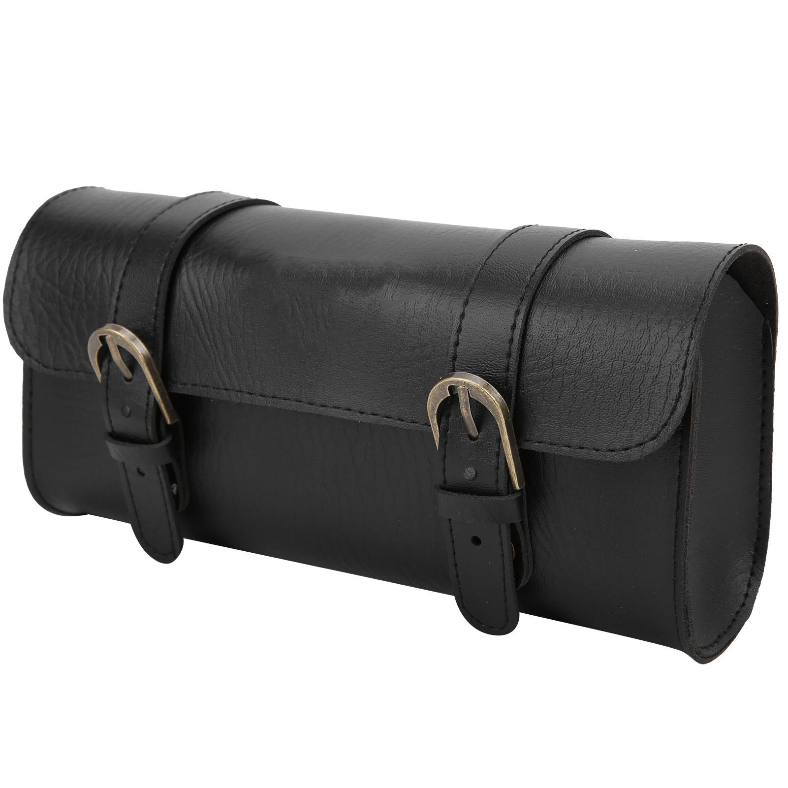 

Bicycle Bag Scooter Head Folding Handlebar Saddle Cycling Bag PU Leather Storage Tool