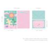 Monolike Unmatched Friends Lovely Day Letter Paper Set 32 sheets of letter paper 16 envelopes (8 types) - +