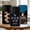 Phone Case For Samsung Galaxy A73,31,32,72,41,53,52,71,22,5G,Note,J7,8,9 K-KATSEYES Music Group Soft Black Cover