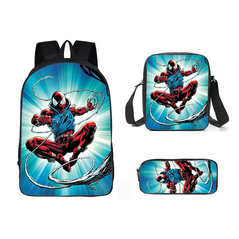 Backpack Piece Three Set Waterresistant Material Kids For