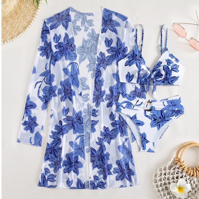 Sexy 3Pcs Bikinis 2025 Swimsuits Women's Swimwear Push Up Female Beach Swim Wear Bathing Suits Brazilian Bikini Set Pool Bather