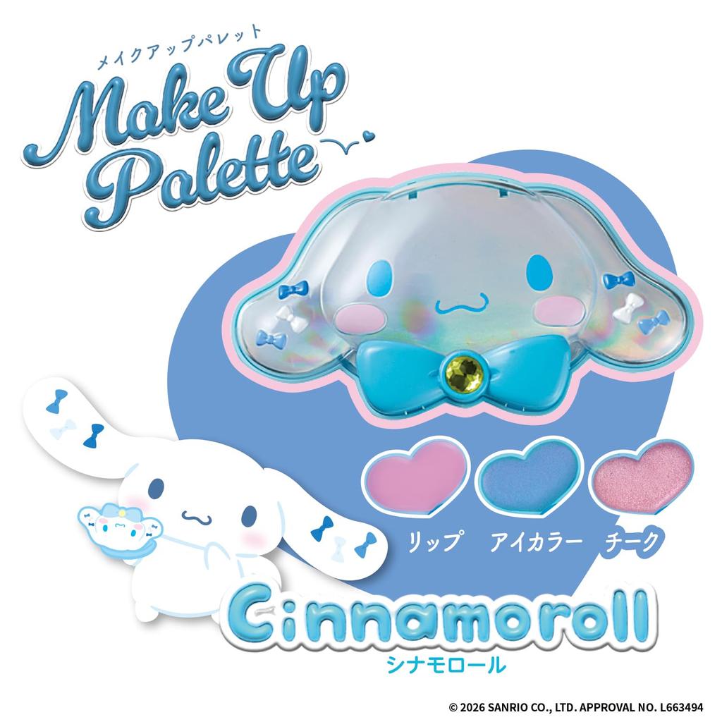 Make Up Palette Cinnamoroll 6 and Sanrio Characters [Bandai] (Ages up)