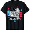 Level 100 Days Of School Unlocked Gamer Video Games Boys Cotton Men T Shirt S