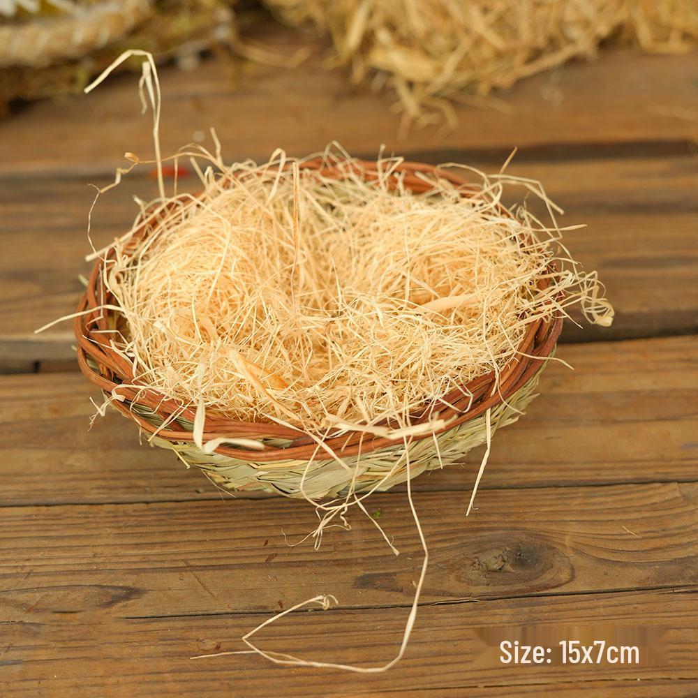 Porcelain Hen and Rooster Feather Ornament for Display and Photography Prop