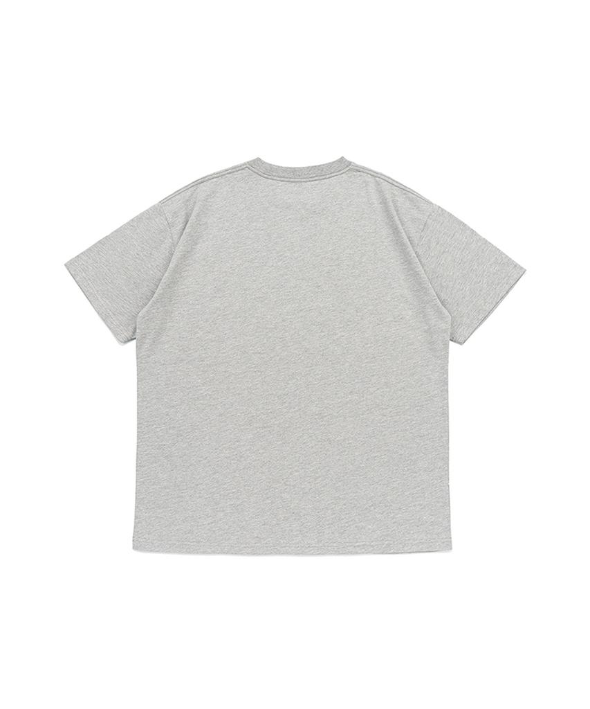 NET SOCIAL CLUB Vivid Straight Logo Tee (Melange)
