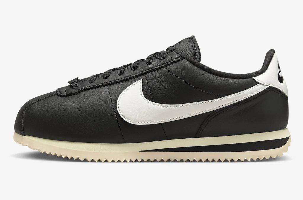 FB6877-001 Nike Cortez 23 PRM Black and Sail (Women's)
