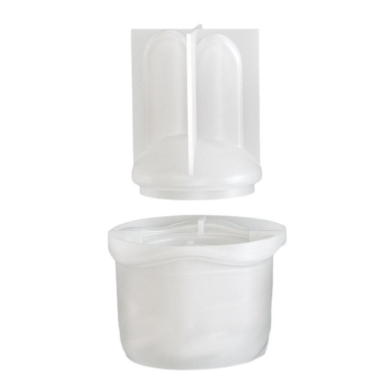 Silicone Craft Mold Rabbits Ear Shape Box Molds for Creating Candle Containers and Organizers Great for Handmade Gifts