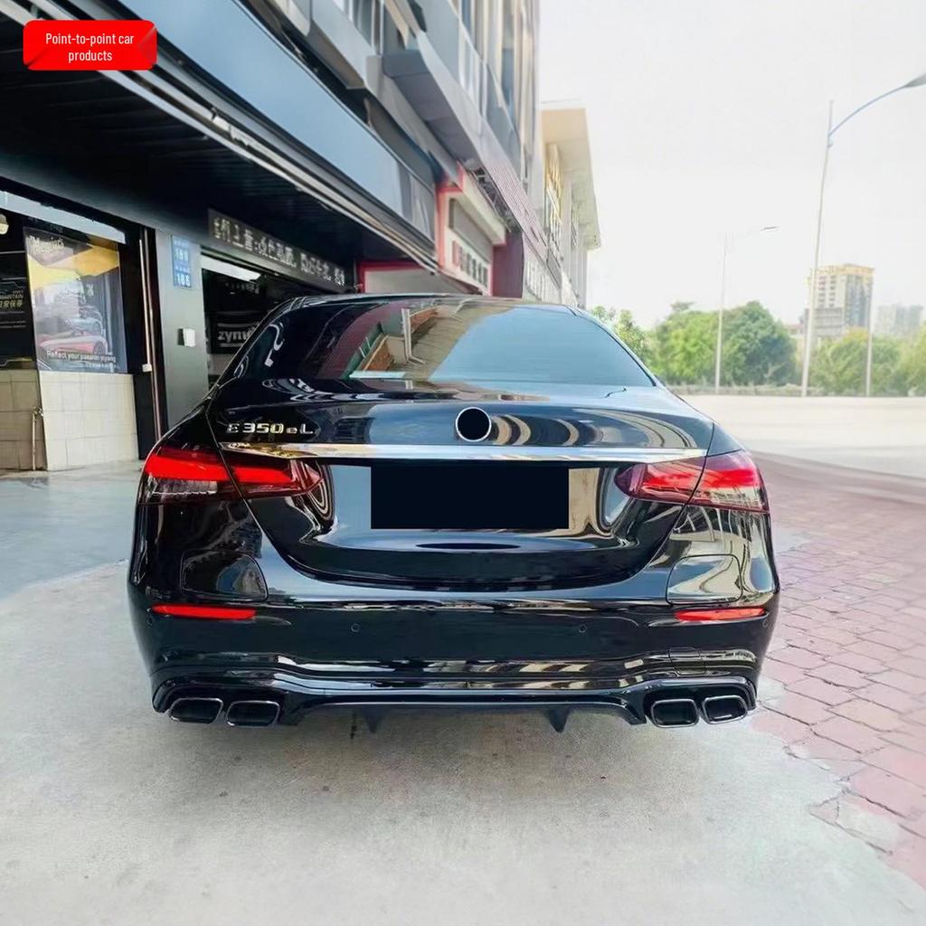 Mercedes-Benz E-Class W212 to W213 E63 AMG Conversion Kit: Front & Rear Bumpers, Wide Body Kit, Hood, Headlights, Taillights.