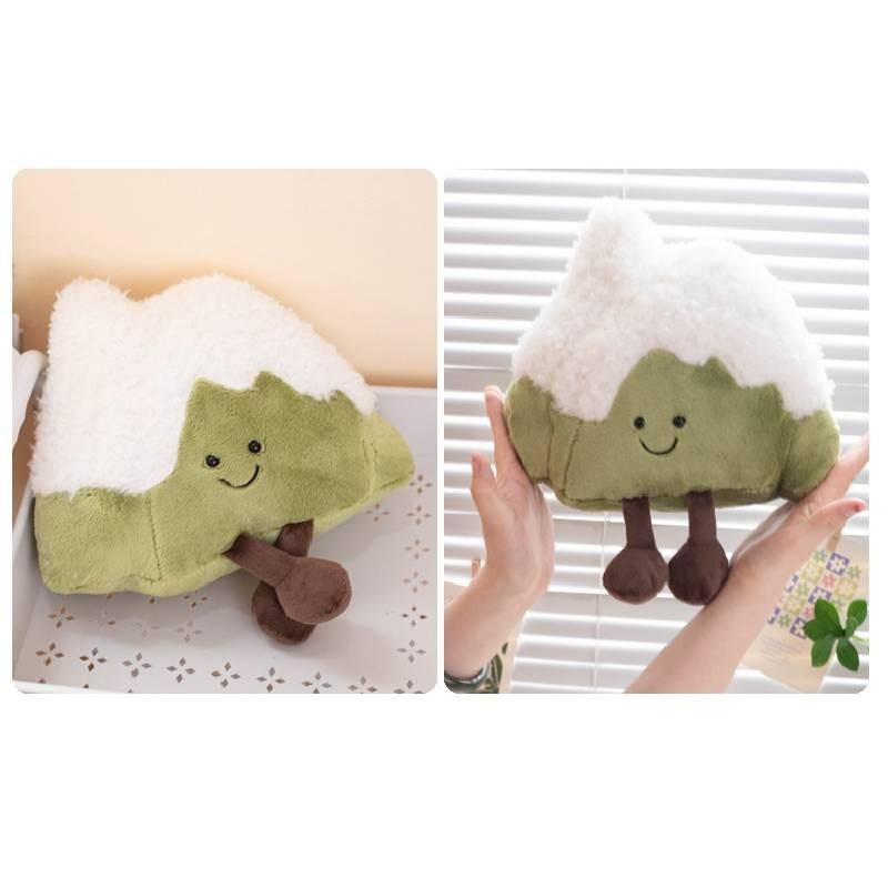Adorable Mini Snow Mountain Plush Doll Cuddly Soft Toy For Car Home Decor And Gifts