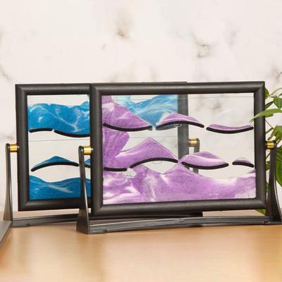 Immagine di sabbia in movimento Modello di montagna ampiamente applicato Liquido Durevole Display artistico stabile per la camera da letto