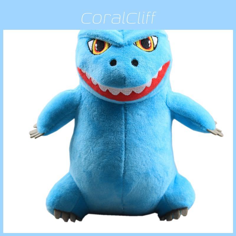 Urocza pluszowa zabawka Godzilla Monster 20cm Niebieska Miękka wypchana lalka Dla dzieci