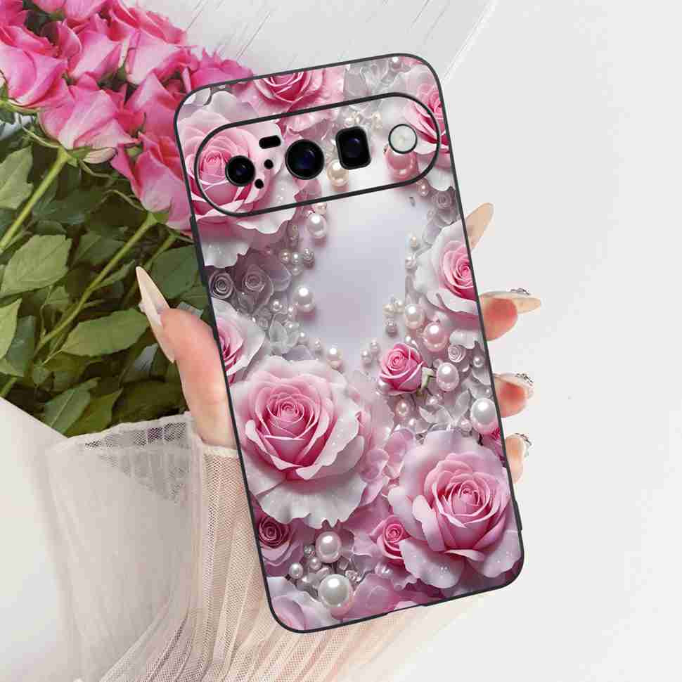 For Google Pixel 10 5G GK2MP Case Silicone TPU Black Cover For Google Pixel10 GLBW0 GL066 Retro Animal Cartoons Phone Cases Capa