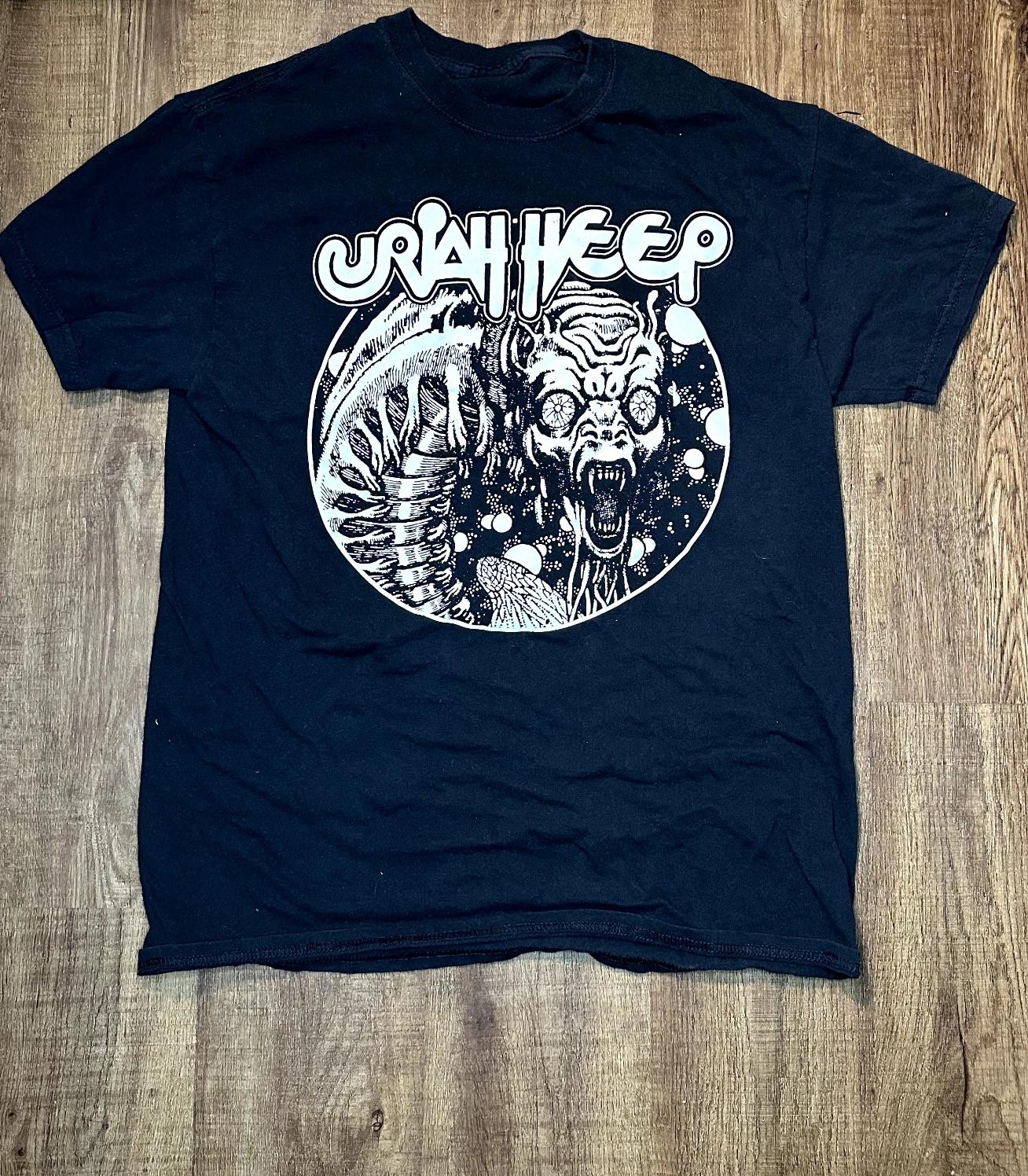 Uriah Heep Debut Album Black T-Shirt Cotton Full Size S-5XL S