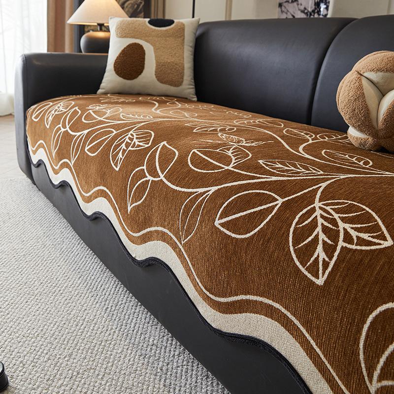 Irregular Special-Shaped Sofa Cushion, Universal In All Seasons, Non-Slip And Dirt-Resistant Seat Cushion New Straight Sofa Cover Cover Cloth