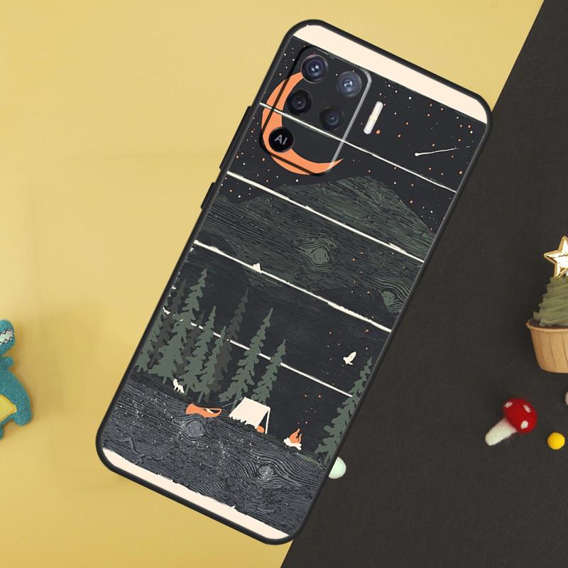 Summer Nights Case For Oppo A96 A76 A16 A17 A57 A60 A40 A80 A18 A38 A58 A78 A98 A15 A54 A74 A94 A6 A5 Pro
