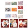 20Pcs Antique Floral Pattern Envelopes 6.46x4.4Inch Folding Envelopes For Wedding Invitation Valentines Card And Mailing