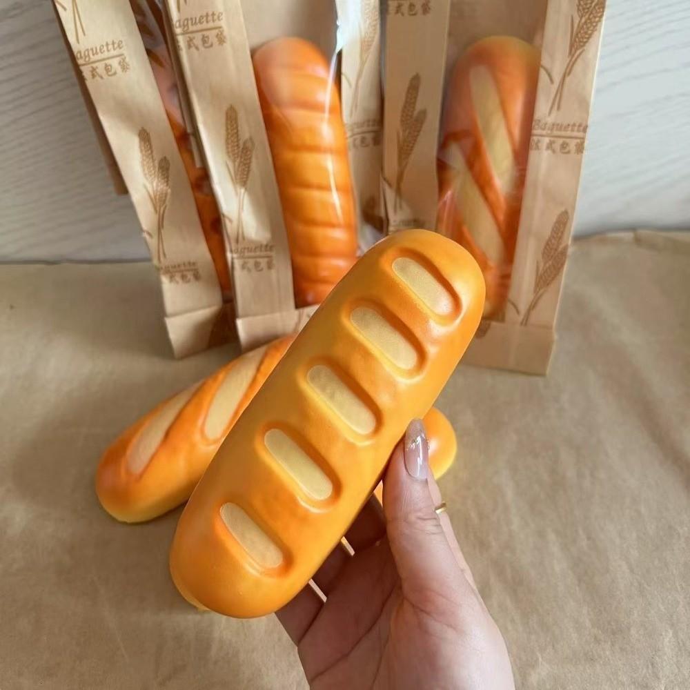 Soft Squeeze Bread Toy Slow Rebound Food Simulation Toy for Anxiety Relief