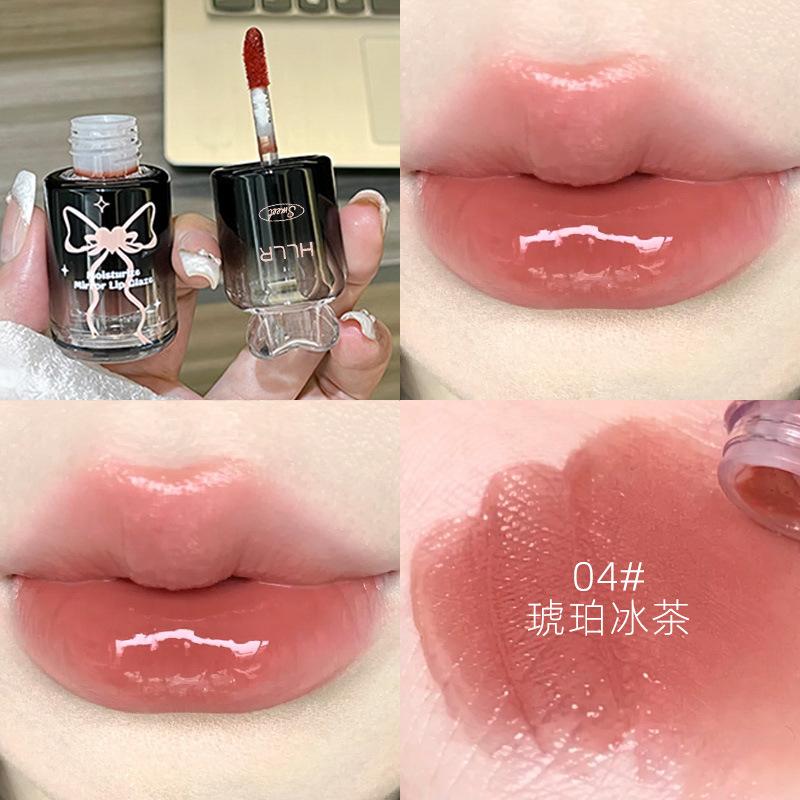 Hllr Mirror Water Gloss Lip Gloss Non Stick Long Lasting Moisturizing Lip Gloss