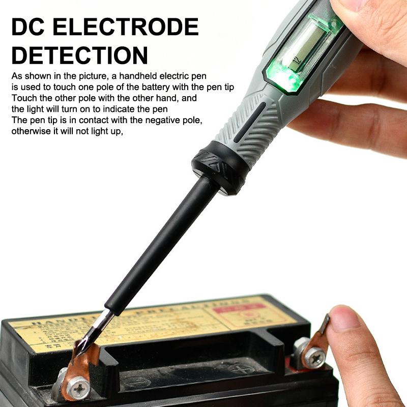 Non-Contact Screwdriver Voltage Tester Pen Ac12-250V Lcd Display Screen Voltmeter Detector Electrical Pen Voltage Indicator