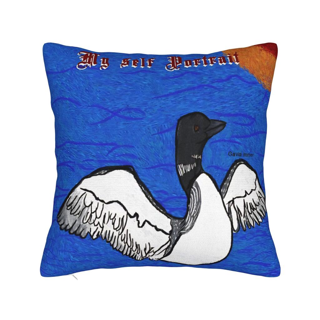 Minnesota Common Loon State, Heart, Home State Heated Rivalry Pillowcase Cushion Cover Throw Pillow Case Cover Seater 40X40Cm