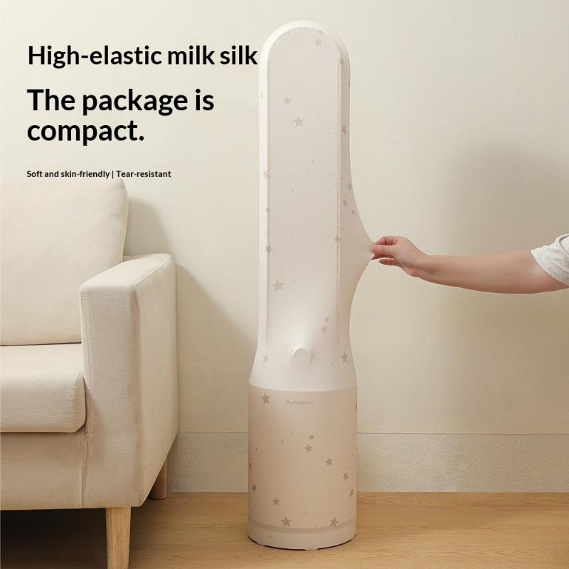 Universal Full-Coverage Dust Cover For Floor Tower Fan Protecting Circulating Electric Fan Gray Protective Sleeve Against Dust+