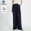 Women's Tencel Linen Wide-Leg Pants