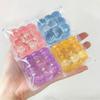 1Pcs Random Color Cube Maltose Squeeze Toy Soft Transparent Stress Relief Bubble Fidget Toy Portable Hand Decompression Toy