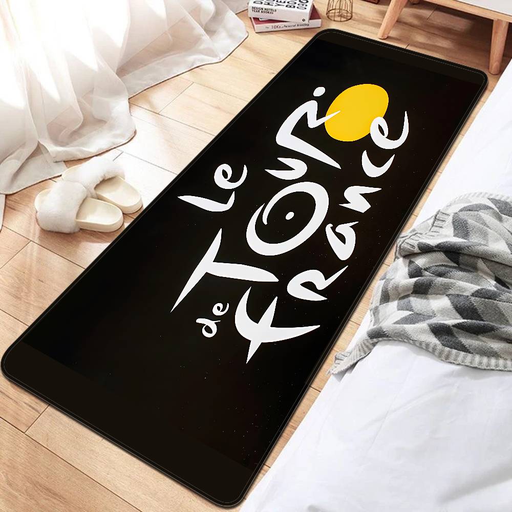 T-Tour De France Room Mats Retro Multiple Choice Living Room Kitchen Rug Non-Slip Welcome Rug
