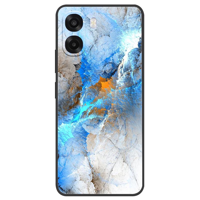 

For OPPO A6X 4G Case Flower Marble Painted Shockproof Back Cover For OPPO A6X 5G Soft Silicone OPPOA6X a6 x Phone Fundas Bumper OPPO A6x 5G