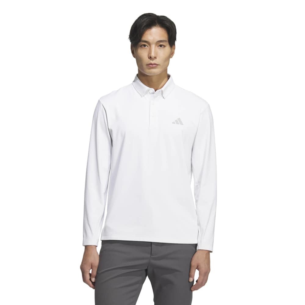 

Adidas Golf COLD .RDY Long Sleeve Shirt, White, Size J/L