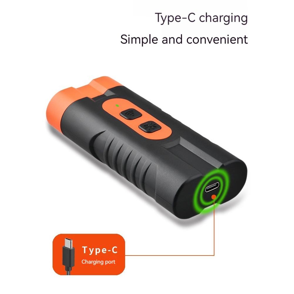 Repellente per Cani ad Ultrasuoni Ricaricabile Dispositivo Dissuasore per l'Abbaio dei Cani con Torcia a LED Repellente per Cani Addestratore per Cani Sicuro per i Cani