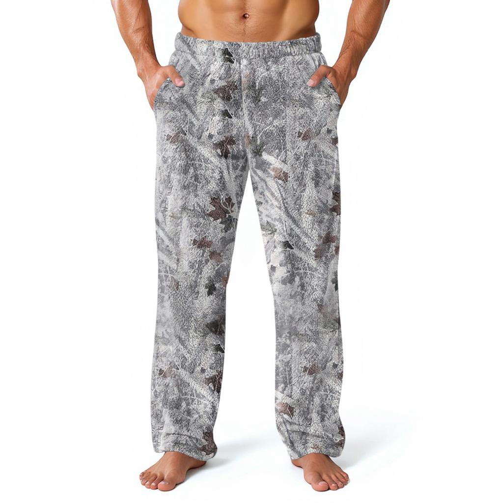 Herren Pyjamahose Bequeme Hose Mit Taschen Weiche Loungewear Nachtwäsche Lässige Pyjamahose