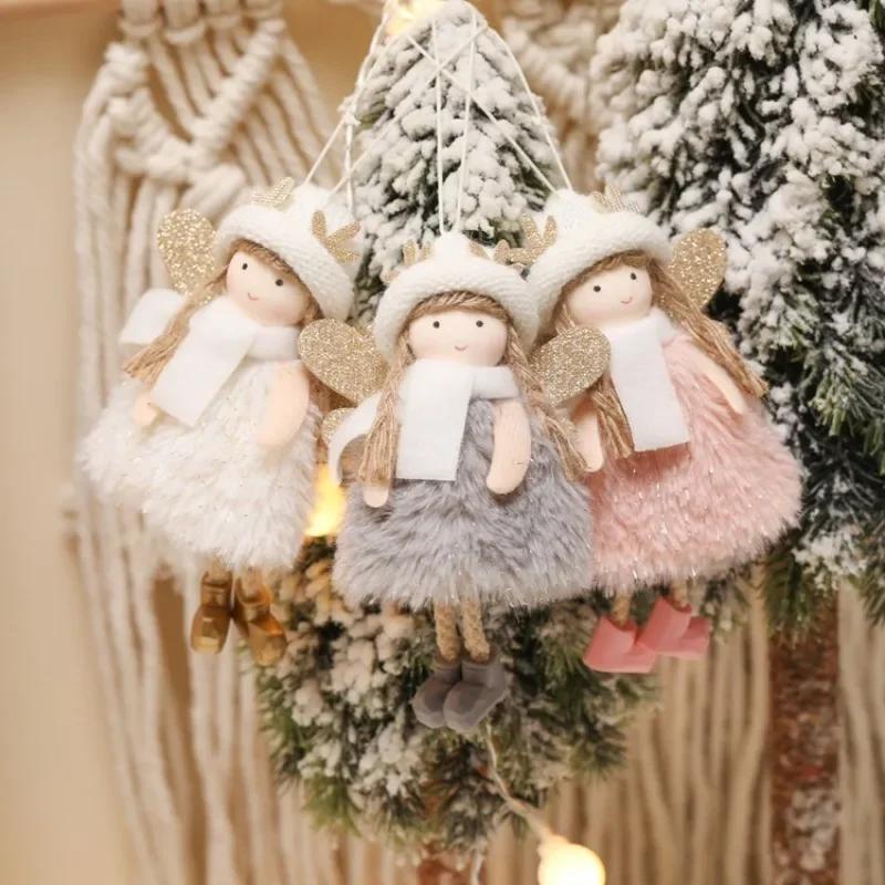Christmas Tree Decor Xmas Tree Hanging Decoration 2026 New Year Christmas Angel Hanging Ornament Angel Doll Hanging Ornament