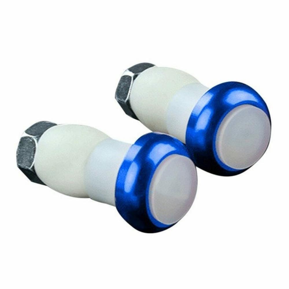 1 Pair Safety Cycling Bike Turn Signal Handle Bar End Plug Led Red Light Lamp Ma