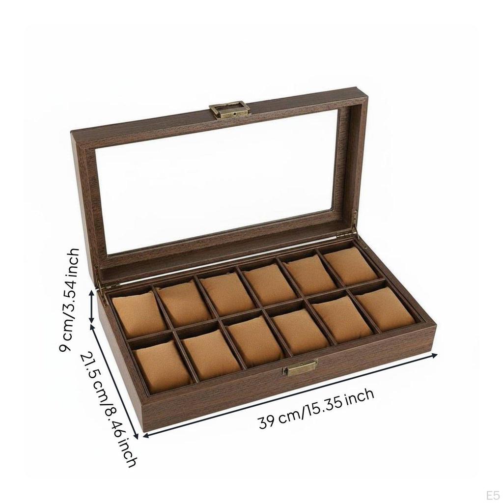 Watch Storage Box Dustproof Display Case Ideal Gift for Women