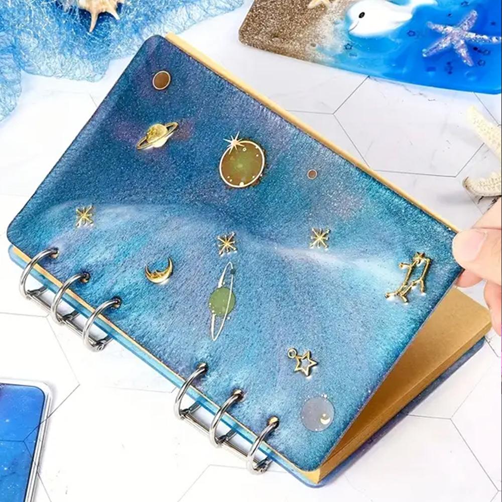 Forma silikonowa żywiczna na notatnik A5 A6 A7 DIY Rękodzieło na notatnik Prezent Tworzenie Formy z Żywicy Epoksydowej