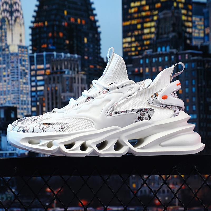 Autumn new dad shoes men's large size blade sports shoes casual shoes national socks mouth basketball shoes