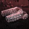 Reusable Penis Sleeve Cock Extender Condom  Penis Cuff Thickened Testicle Ring Male Sex Toys