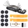 Bicycle 16 in 1 MultiFunctional Tyre Repair Tool Kit Bike Puncture Repair Tool with Bag