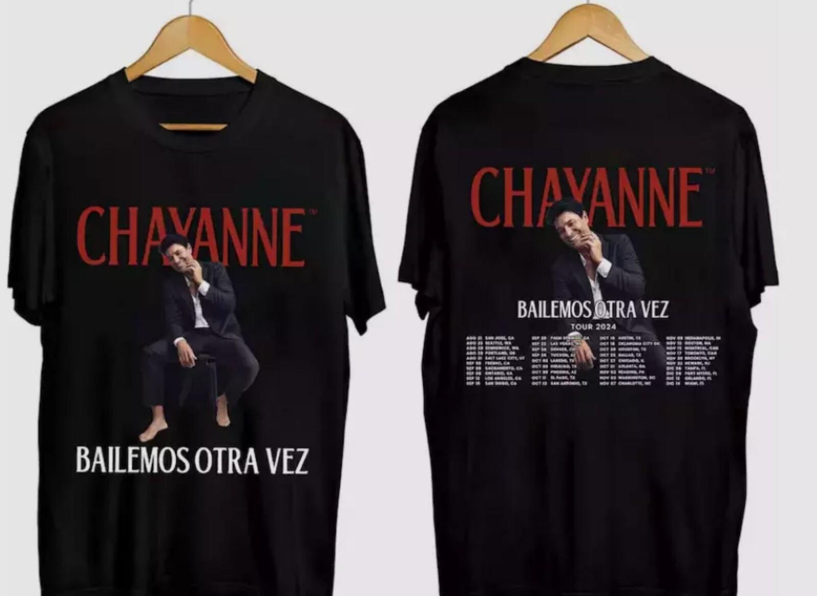 Chayanne Bailemos Otra Vez Tour 2024 Shirt Chayanne Fan T-Shirt Chayanne 2024 L
