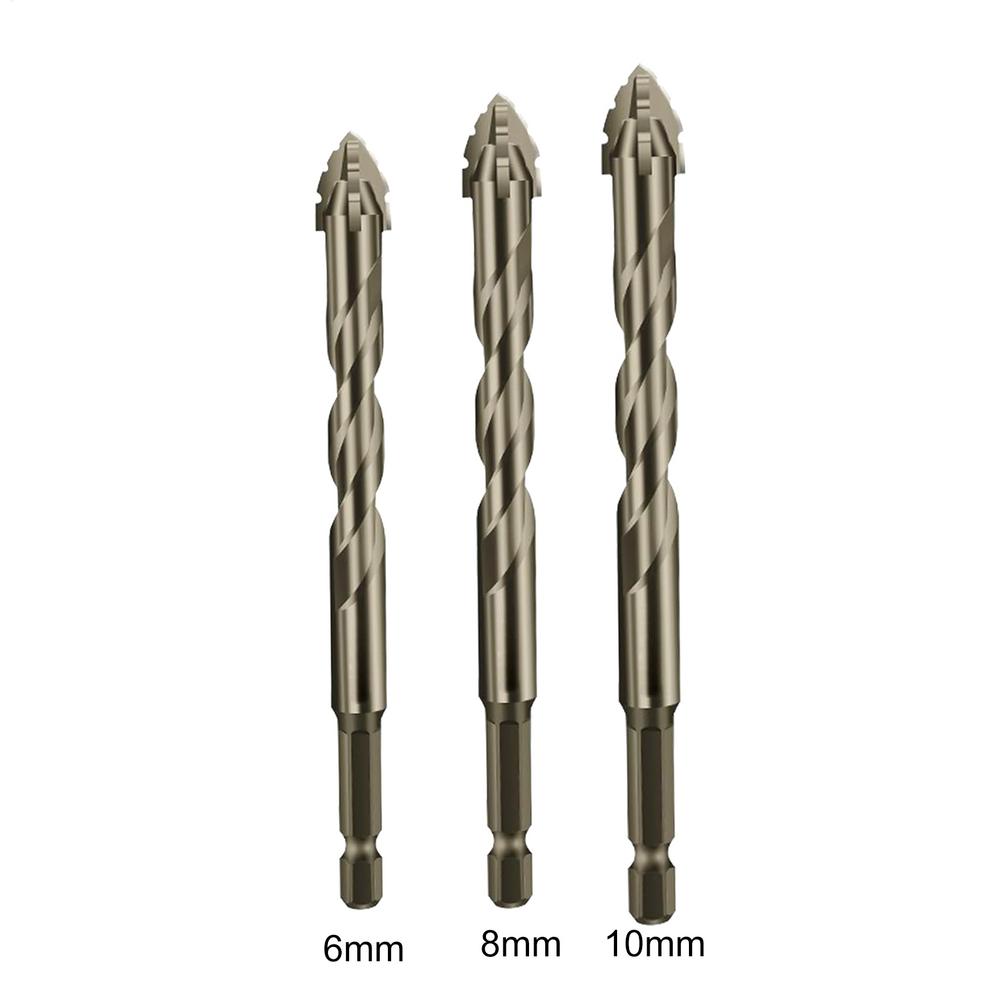 Four-Edged Sawtooth Eccentric Drill Bit High Hardness Eccentric Drill Precision Drilling MultiFunc Serrated Concrete Drill Bit