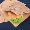GOWKE Food Grade Oil-Proof Triangular Kraft Paper Bags